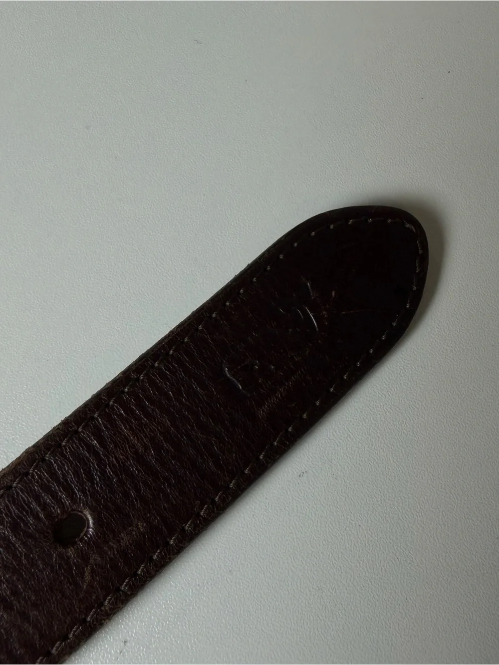 Vineyard Vines 30W Burgundy Elephant Canvas Belt with Brown Leather Brass Buckle